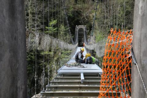 Chantier passerelle Holzarte