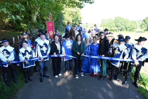 Inauguration de la route des Mousquetaires