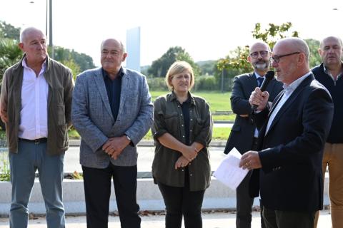 Inauguration de la véloroute de la Rhune : piste cyclable Chantaco - Col de Saint-Ignace