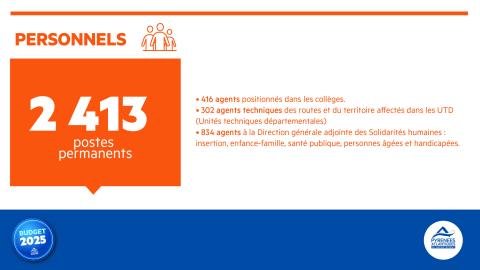 Budget 2025 Personnels