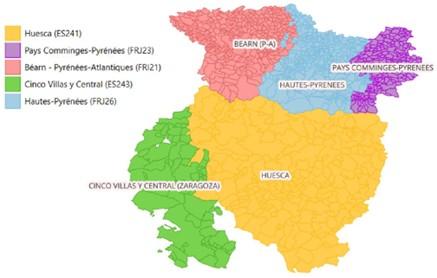 le territoire transfrontalier, montagneux et rural, s’étend sur six zones géographiques entre la France et l’Espagne