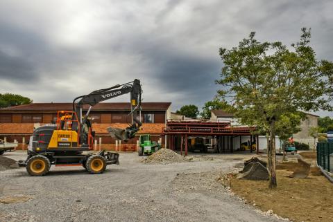 Travaux de performance énergétique au collège des Lavandières