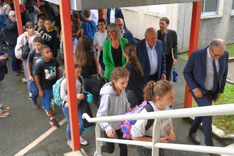 Rentrée scolaire au collège de Morlaàs