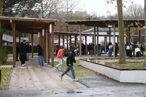 Inauguration des travaux de rénovation du Collège Errobi à Cambo les Bains