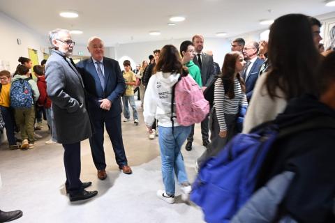 Inauguration des travaux de rénovation du Collège Errobi à Cambo les Bains