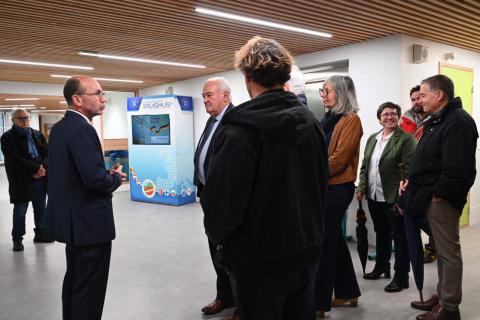 Inauguration des travaux de rénovation du Collège Errobi à Cambo les Bains