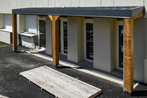 Panneaux photovoltaïques du Collège d&#039;Aspe de Bedous