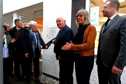 Inauguration des travaux de rénovation du Collège Errobi à Cambo les Bains