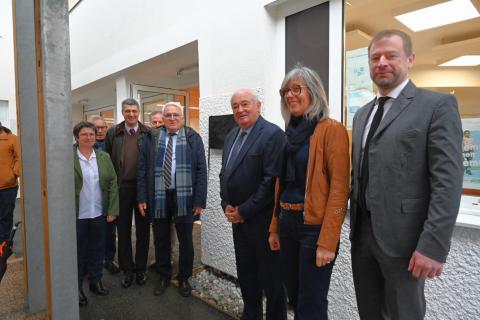 Inauguration des travaux de rénovation du Collège Errobi à Cambo les Bains