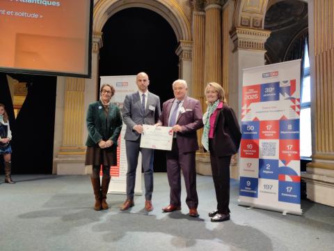 médaille Argent du Prix TERRITORIA 2025 dans la catégorie « Démocratie implicative » à l’Hôtel de ville de Paris,