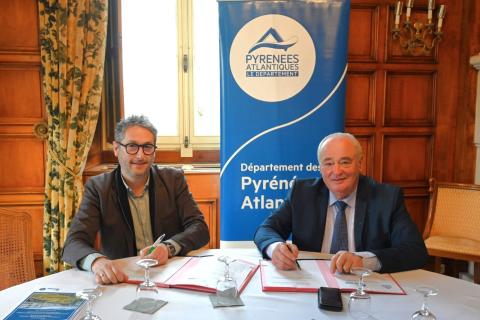 Signature convention Conseil départemental Fédération des BTP