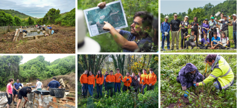 Les différentes actions menées dans le cadre du programme Empreintes durables