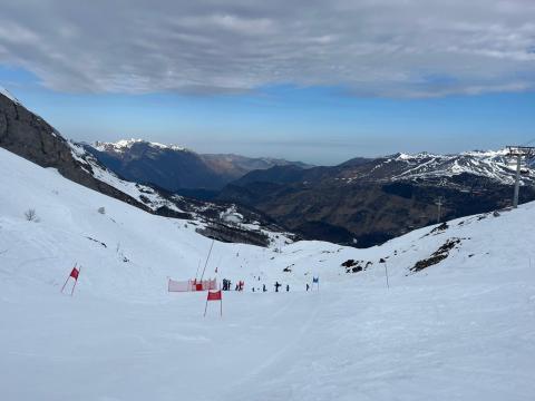 Championnat de France de para ski alpin à Gourette