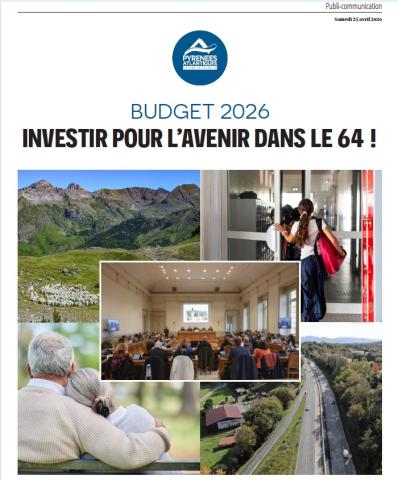 Budget 2026 : investir pour l'avenir dans le 64